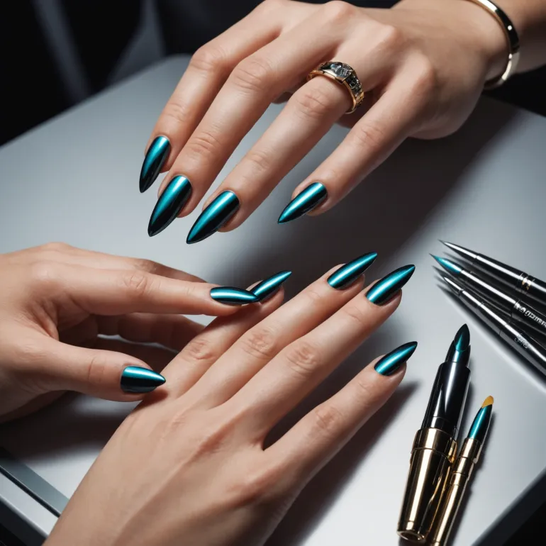 Острый маникюр: тренды 2025 — новый взгляд на дизайн на острые ногти