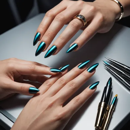 Острый маникюр: тренды 2025 — новый взгляд на дизайн на острые ногти