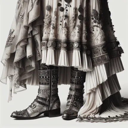 Вечернее платье с сапогами: Современный тренд или вызов моде?